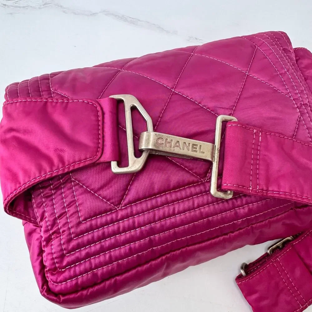 CHANEL Nylon Ski Sport Belt Bag (REWORKED)